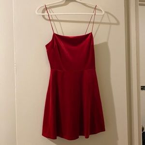 Red velvet Urban Outfitter dress. Size M